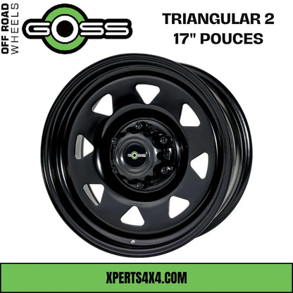 Jante Acier GOSS TRIANGULAR II - 17" pouces - Black - Dacia Duster 2010-2023