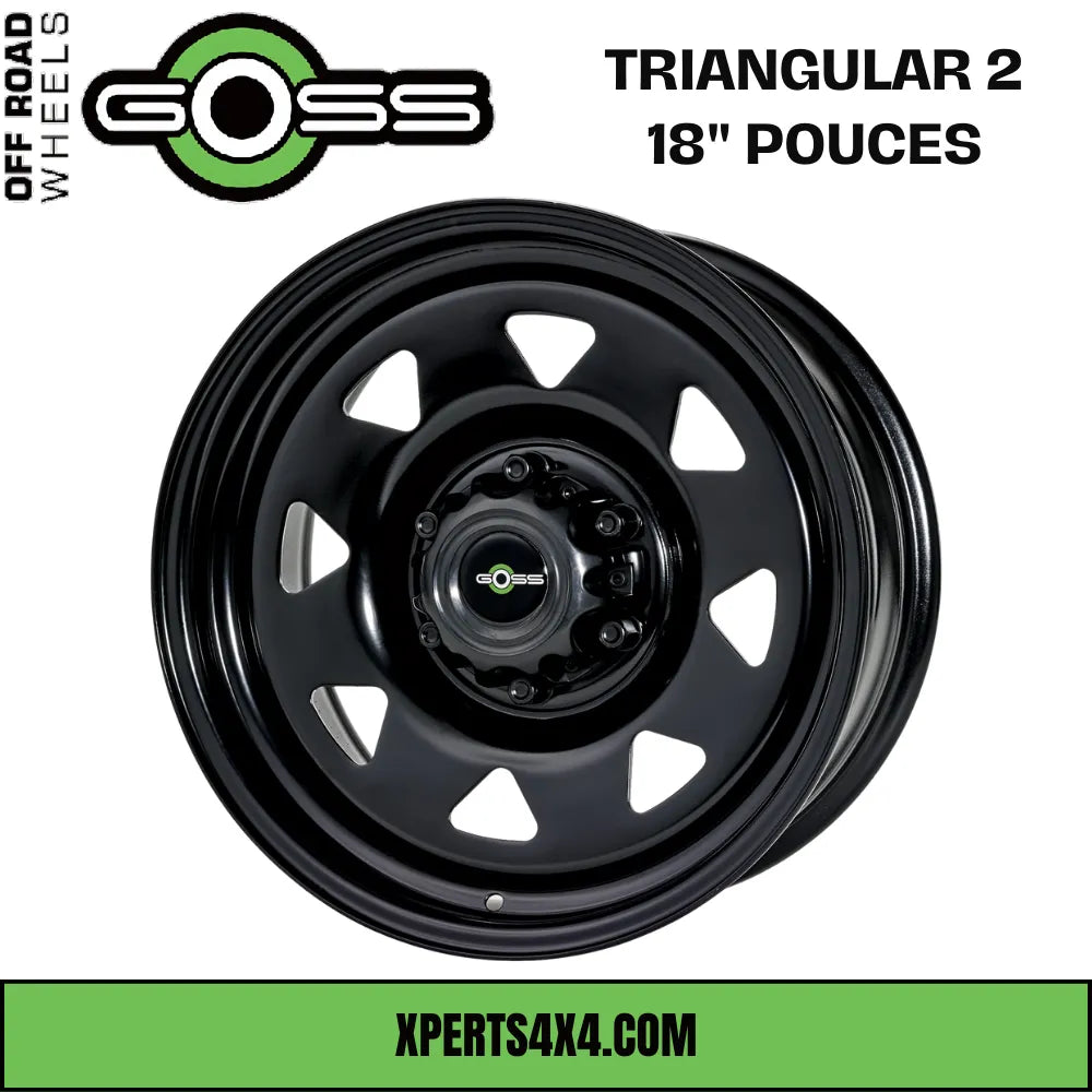 Jante Acier GOSS TRIANGULAR II - 18" pouces - Black - Dacia Duster 2010-2023