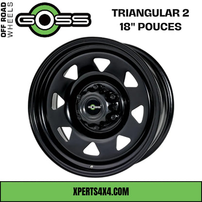 Jante Acier GOSS TRIANGULAR II - 18" pouces - Black - Dacia Duster 2010-2023