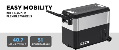 Glacière Compresseur ICECO JP50 PROS 50L – Frigo/Freezer Off-Road - BYD Shark 2024+