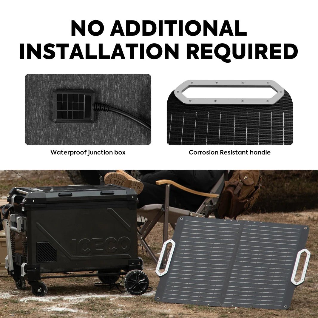 Panneau Solaire Pliable ICECO 80W – Énergie Portable & Efficace - BYD Shark 2024+