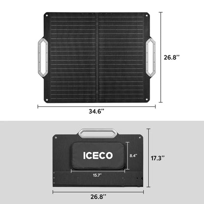 Panneau Solaire Pliable ICECO 80W – Énergie Portable & Efficace - BYD Shark 2024+
