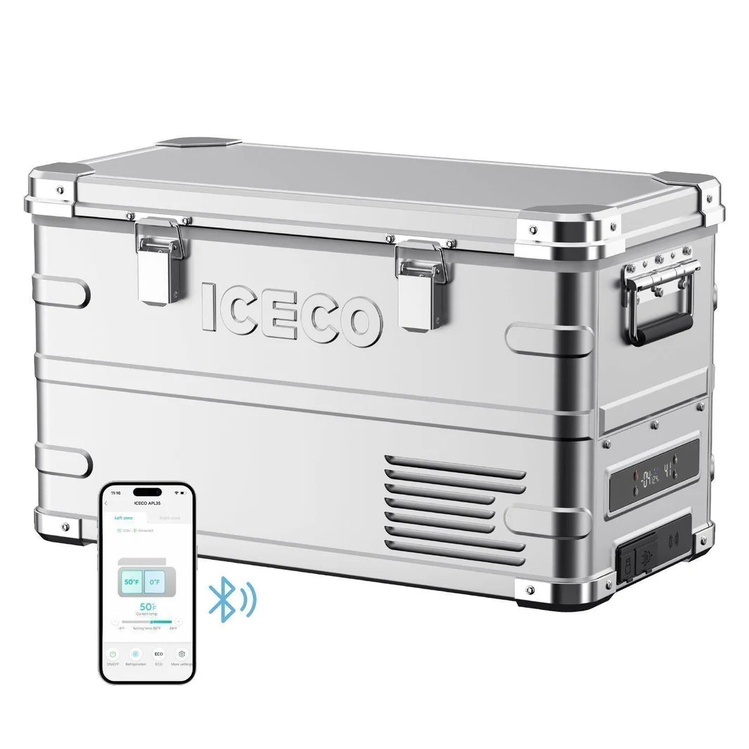 Refrigerateur/Congelateur ICECO 35L Double Zone - Argent - BYD Shark 2024+