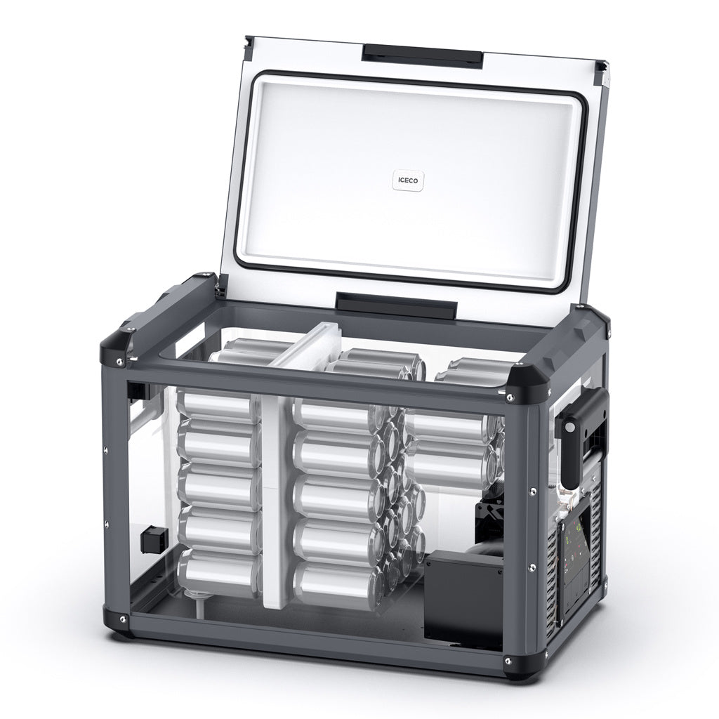 Refrigerateur/Congelateur ICECO 45L Double Compartiments - Gris - BYD Shark 2024+
