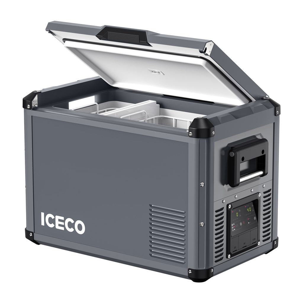 Refrigerateur/Congelateur ICECO 45L Double Compartiments - Gris - BYD Shark 2024+