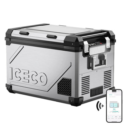 Refrigerateur/Congelateur ICECO 55L Double Compartiments - Argent - BYD Shark 2024+