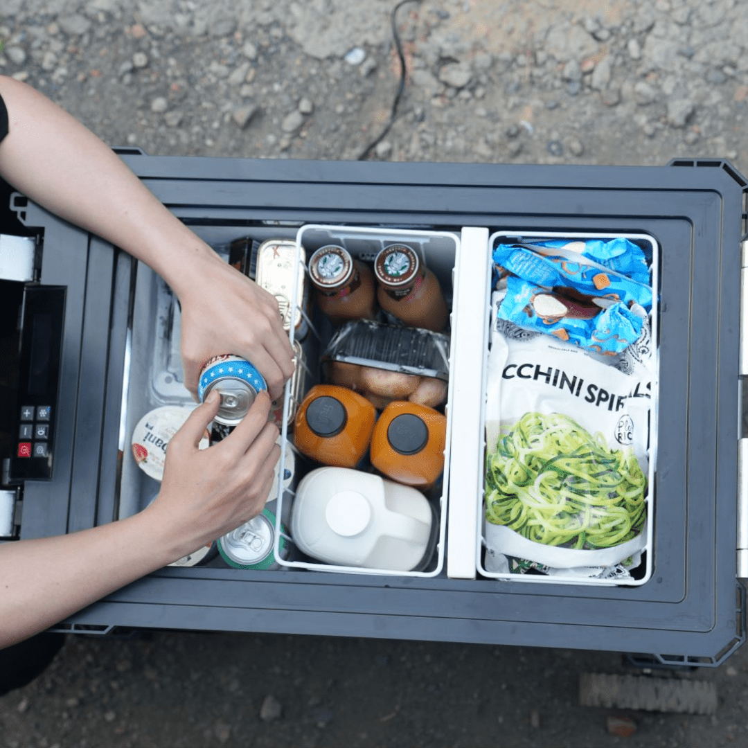Refrigerateur/Congelateur ICECO 55L Double Compartiments - Argent - BYD Shark 2024+