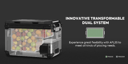 Refrigerateur/Congelateur ICECO 55L Double Compartiments - Noir - BYD Shark 2024+