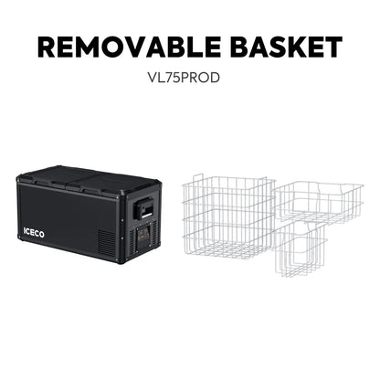 Refrigerateur/Congelateur ICECO 75L Double Compartiments - Vert - BYD Shark 2024+
