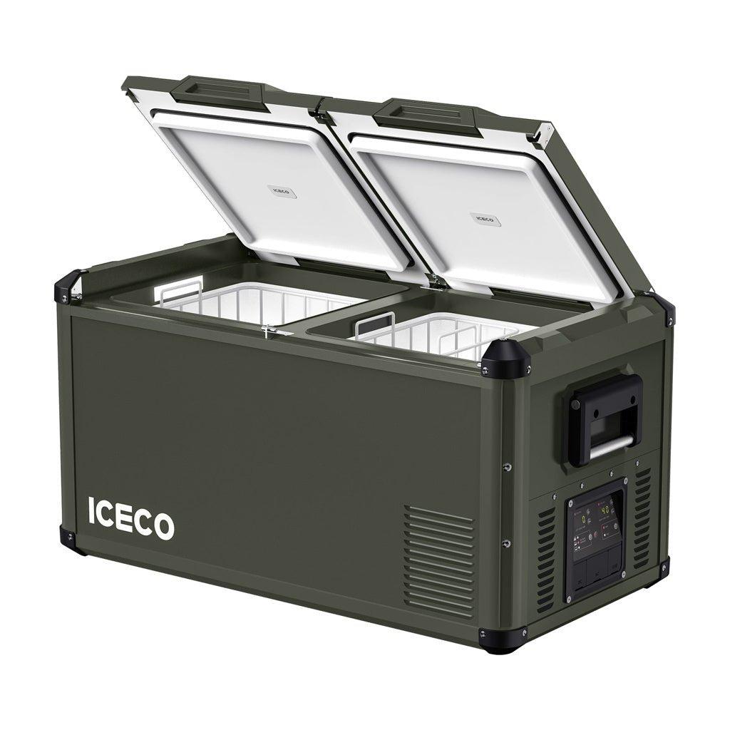 Refrigerateur/Congelateur ICECO 75L Double Compartiments - Vert - BYD Shark 2024+