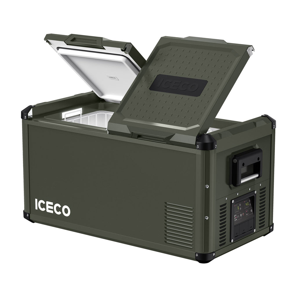Refrigerateur/Congelateur ICECO 75L Double Compartiments - Vert - BYD Shark 2024+