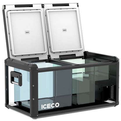 Refrigerateur/Congelateur ICECO 90L Double Compartiments - Noir - BYD Shark 2024+