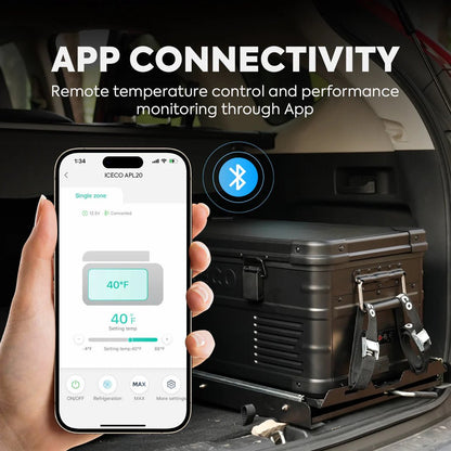 Réfrigérateur/Congélateur ICECO APL20 20L Black - Portable & Connecté - BYD Shark 2024+