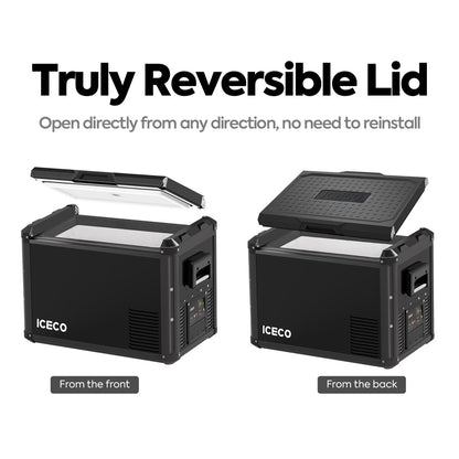 Réfrigérateur Congélateur ICECO VL60PROS 60L - Gris - BYD Shark 2024+