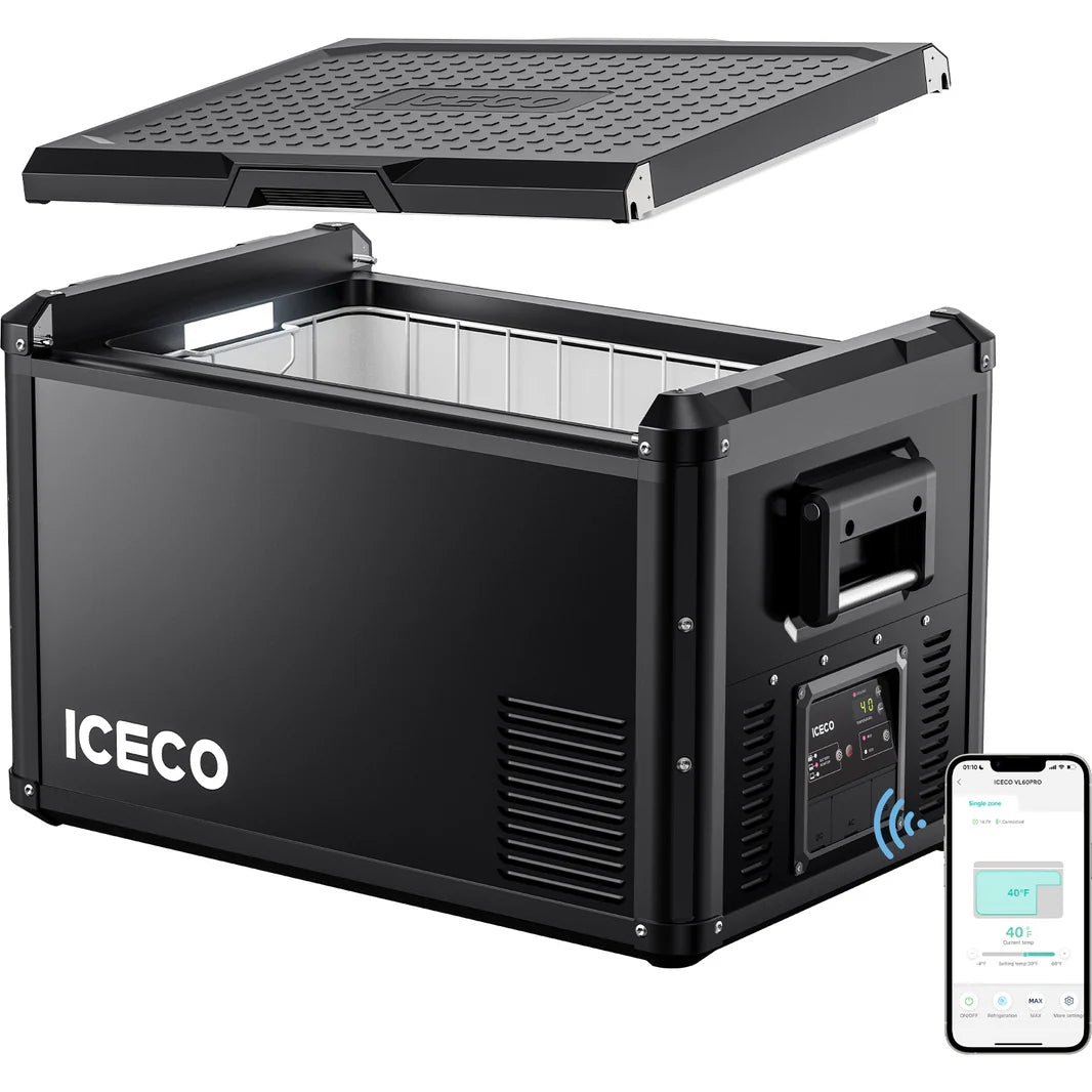 Réfrigérateur Congélateur ICECO VL60PROS 60L - Puissance & Mobile - BYD Shark 2024+
