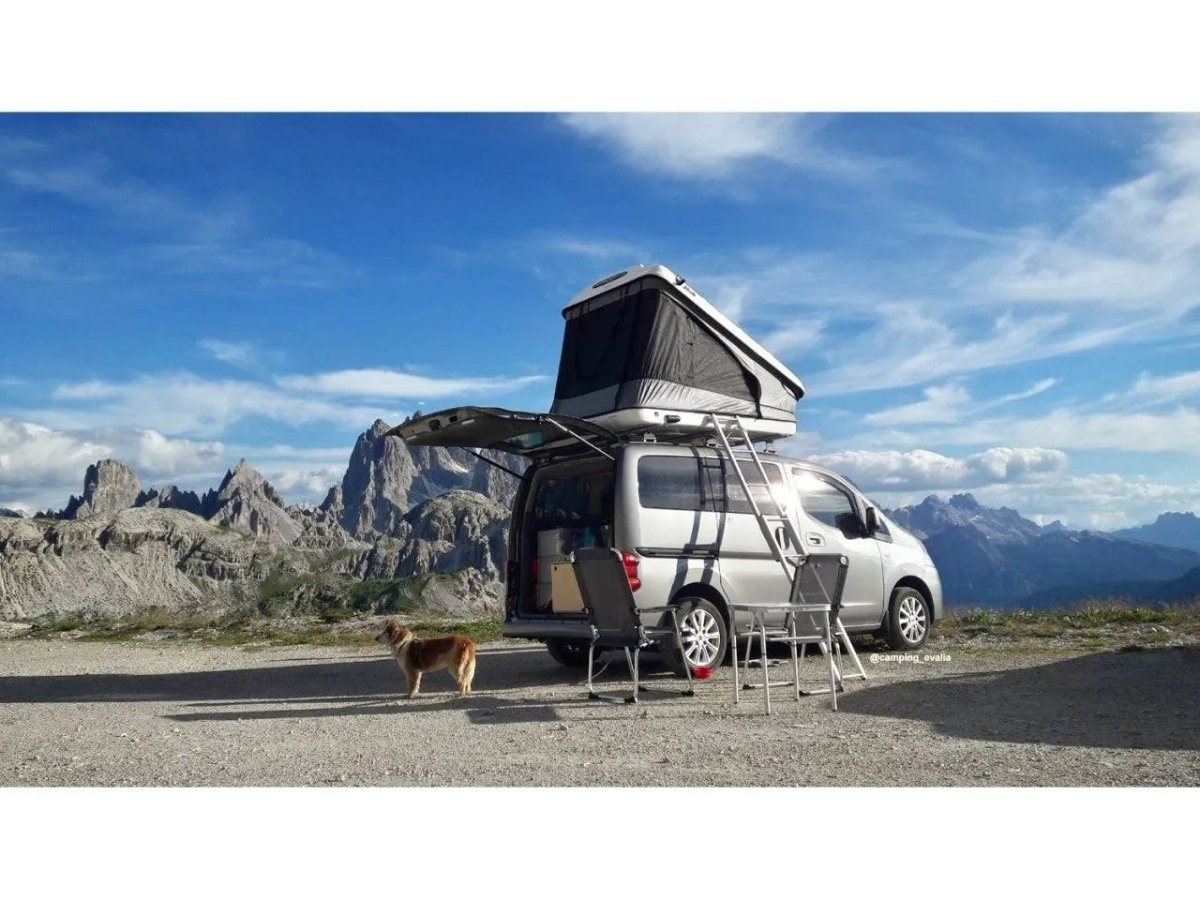 Tente de toit Space EVO S/M/XL - James Baroud - ouverture portefeuille - BYD Shark 2024+