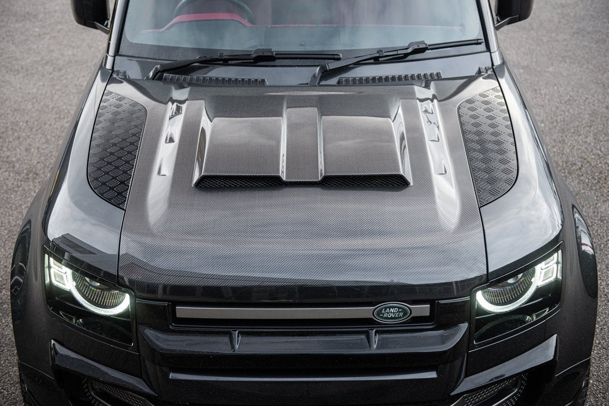 Capot Carbone Ventrilé KAHN Luxe - Defender 90/110/130 (2020+) - Defender 110