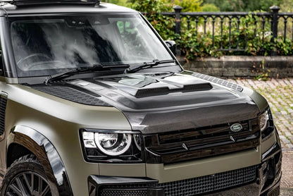 Capot Carbone Ventrilé KAHN Luxe - Defender 90/110/130 (2020+) - Defender 110