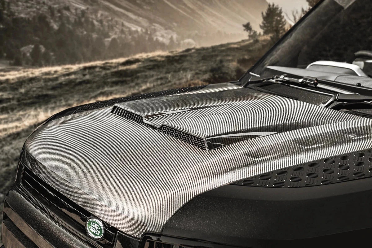 Capot Carbone Ventrilé KAHN Luxe - Defender 90/110/130 (2020+) - Defender 110