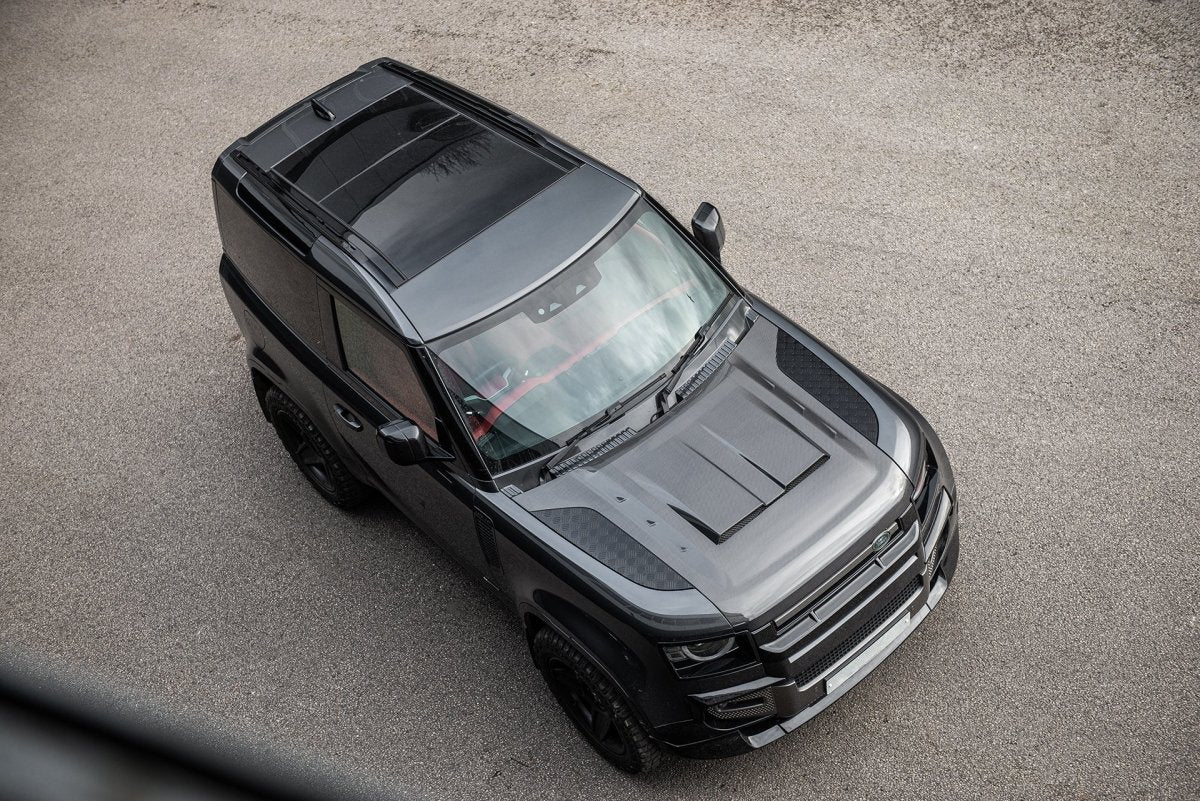 Capot Carbone Ventrilé KAHN Luxe - Defender 90/110/130 (2020+) - Defender 110
