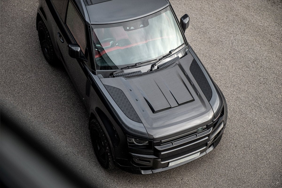 Capot Carbone Ventrilé KAHN Luxe - Defender 90/110/130 (2020+) - Defender 110