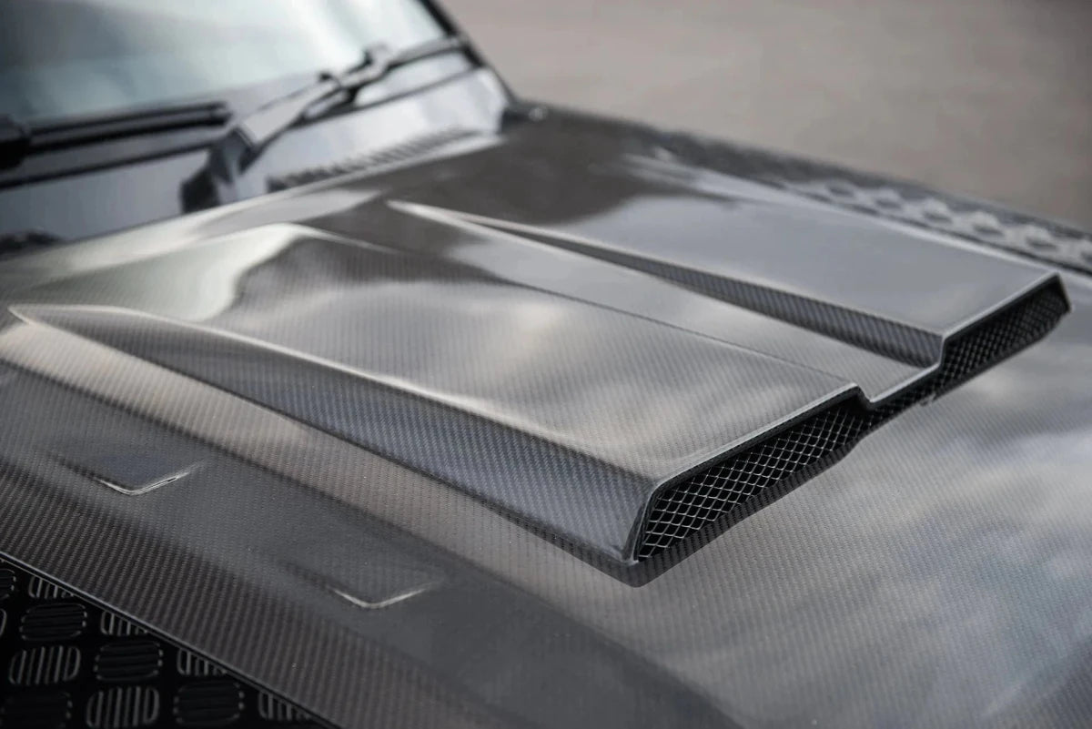 Capot Carbone Ventrilé KAHN Luxe - Defender 90/110/130 (2020+) - Defender 110