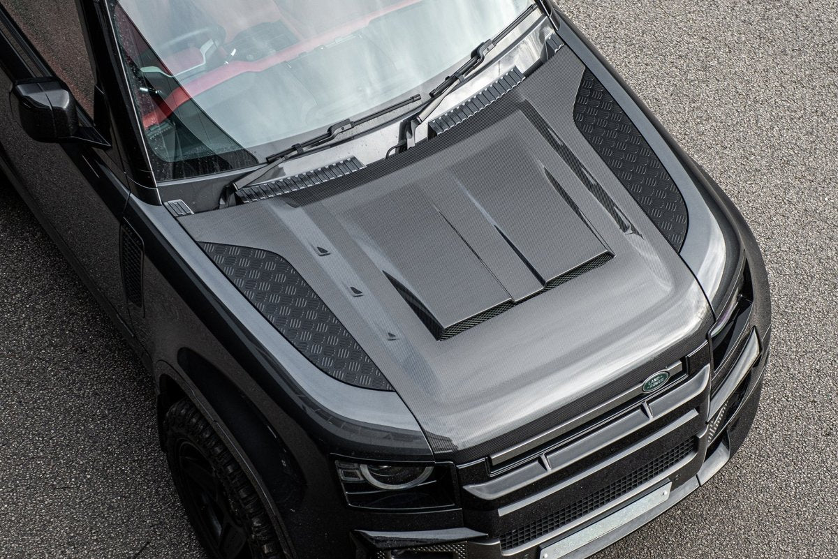 Capot Carbone Ventrilé KAHN Luxe - Defender 90/110/130 (2020+) - Defender 110
