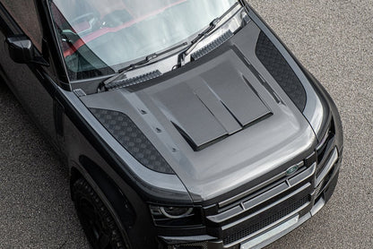 Capot Carbone Ventrilé KAHN Luxe - Defender 90/110/130 (2020+) - Defender 110