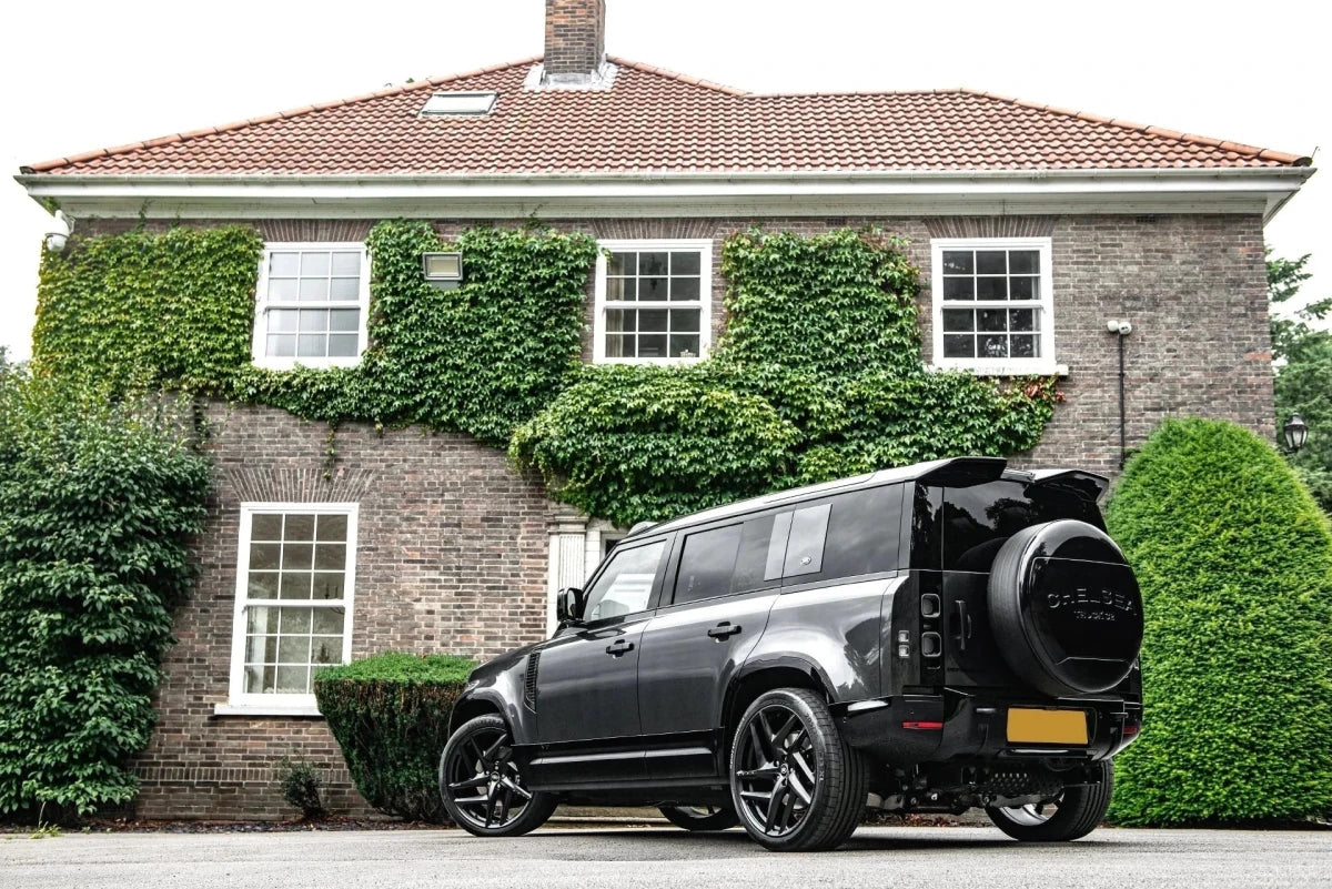 Échappement Quad Gloss Black KAHN pour Defender 110 V8 (2020+) - Defender 110