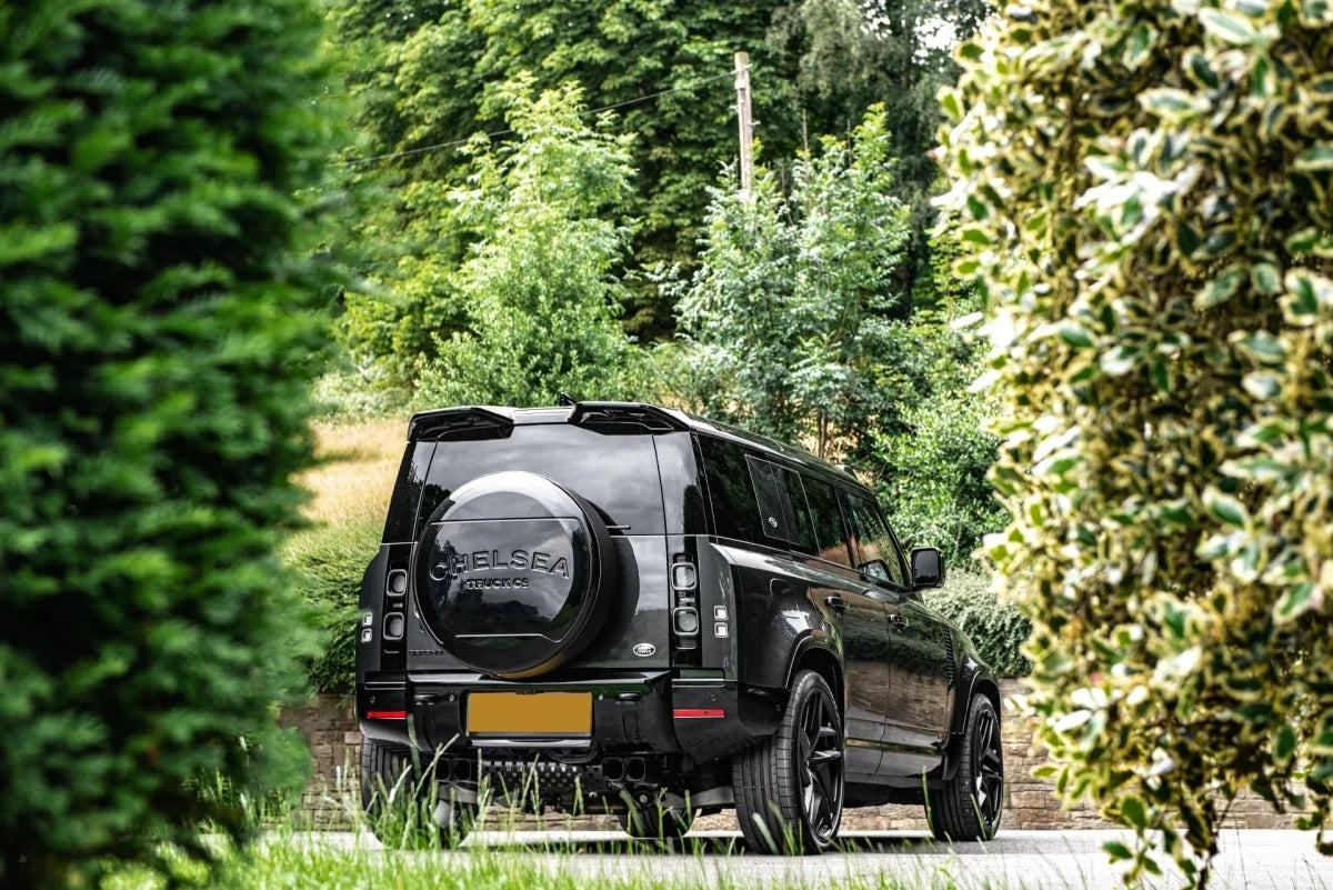 Échappement Quad Gloss Black KAHN pour Defender 110 V8 (2020+) - Defender 110