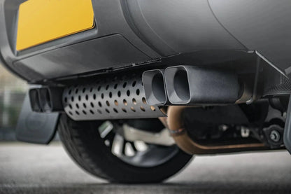 Échappement Quad Satin Black KAHN - Defender 110 2.0L (2020+) - Defender 110