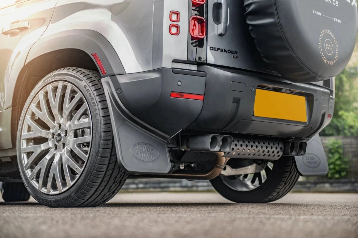 Échappement Quad Satin Black KAHN - Defender 110 2.0L (2020+) - Defender 110