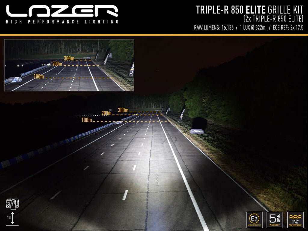 Kit Calandre Lazer Triple-R 850 LED Ford Ranger RAPTOR 2023+ - Ford Ranger PHEV 2025+