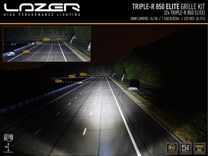 Kit Calandre Lazer Triple-R 850 LED Ford Ranger RAPTOR 2023+ - Ford Ranger PHEV 2025+