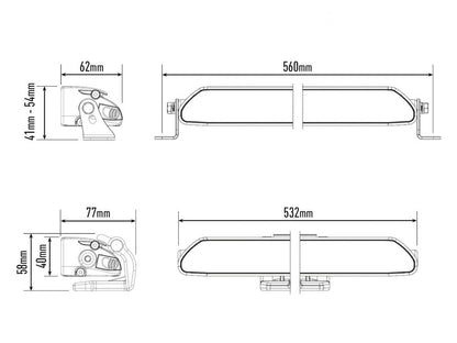 LAZER LAMPS Linear-18 Elite+ — Barre LED 21000 lm - BYD Shark 2024+