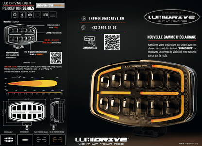 Feu de route LED Lumidrive Perceptor 1275 - Puissance & Style - BYD Shark 2024+