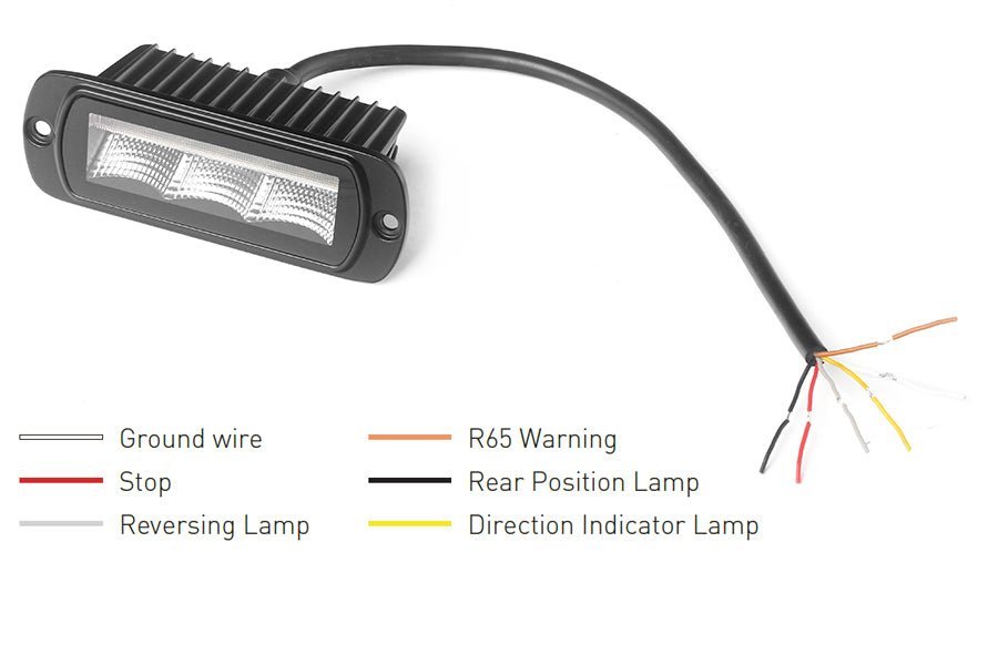 LUMIDRIVE ADVERTISOR Intégré - Feu LED Signalisation Arrière Étanche - BYD Shark 2024+