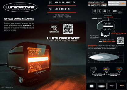 Phare de travail LED Lumidrive PROXIDRIVE 2800 lumens étanche - BYD Shark 2024+