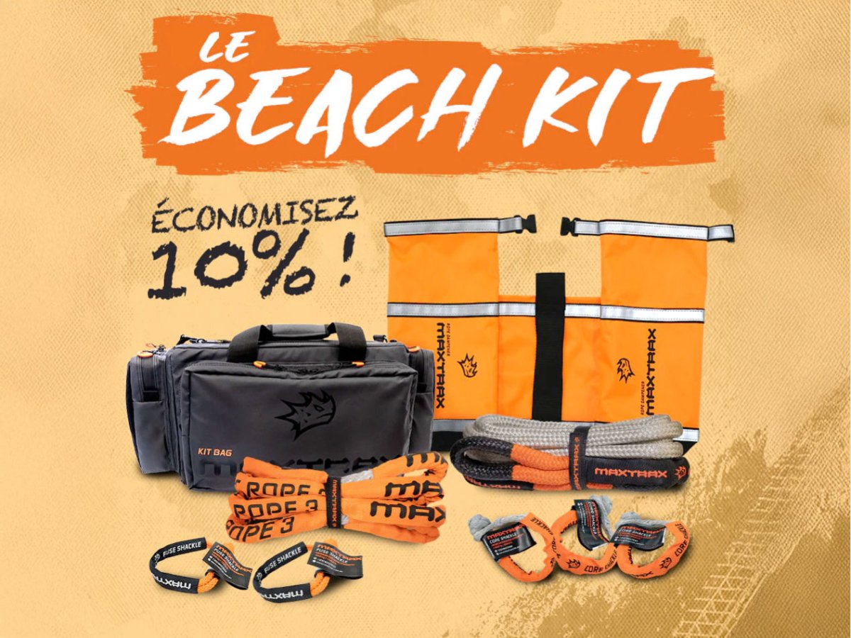 Kit Treuillage MAXTRAX Recovery Beach - Plages & Zones Sableuses - BYD Shark 2024+