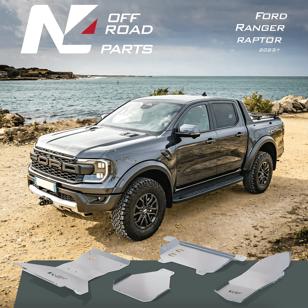 Pack Blindages Complet Ford Raptor 2023+ Next GEN | N4 Offroad - Aluminium - Ford Ranger/Raptor 2023+