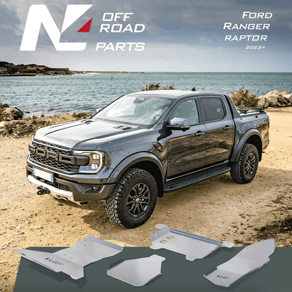 Pack Blindages Complet Ford Raptor 2023+ Next GEN | N4 Offroad - Aluminium - Ford Ranger/Raptor 2023+