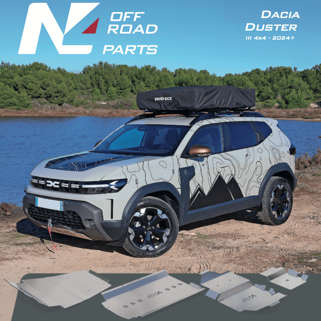 Pack Protection inférieure intégrale Dacia Duster 2024+ Aluminium 6mm - Dacia Duster 2024+