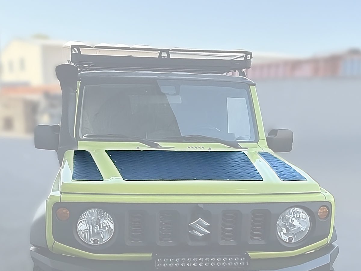 Protection capot aluminium strié 2mm Suzuki Jimny 2018+ N4-Offroad - Suzuki Jimny 2018+