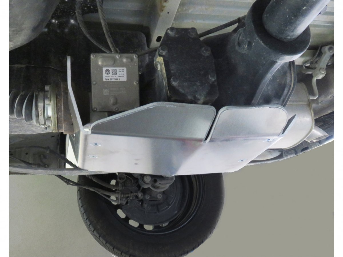 Ski de protection de pont arrière en aluminium de 6mm pour Volkswagen Caddy 4motion 2015-2020 N4-Offroad -