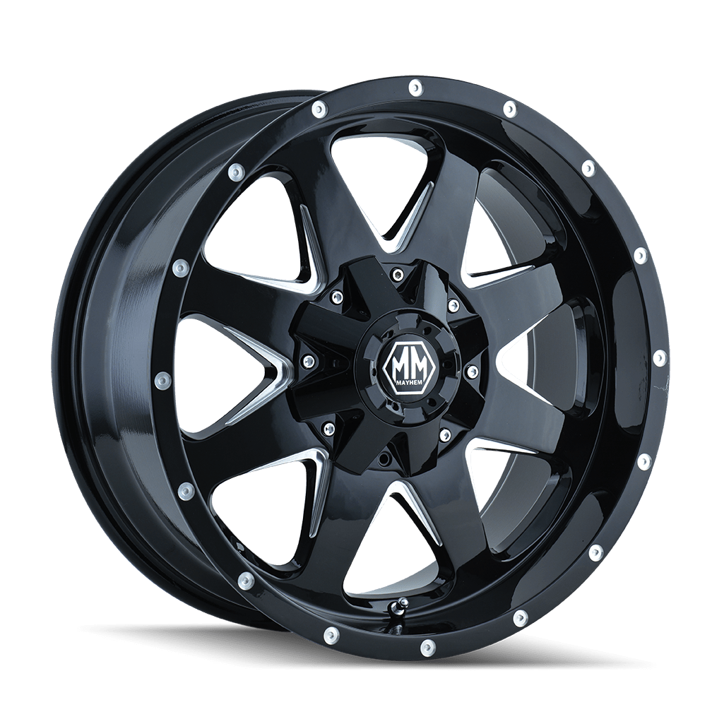 Jante MAYHEM 8040 TANK BLACK 9x17 8x165.1/170 ET18 CB130.8 - Dacia Duster 2010-2023