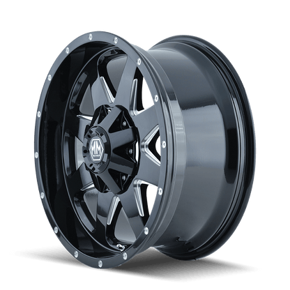 Jante MAYHEM 8040 TANK BLACK 9x17 8x165.1/170 ET18 CB130.8 - Dacia Duster 2010-2023