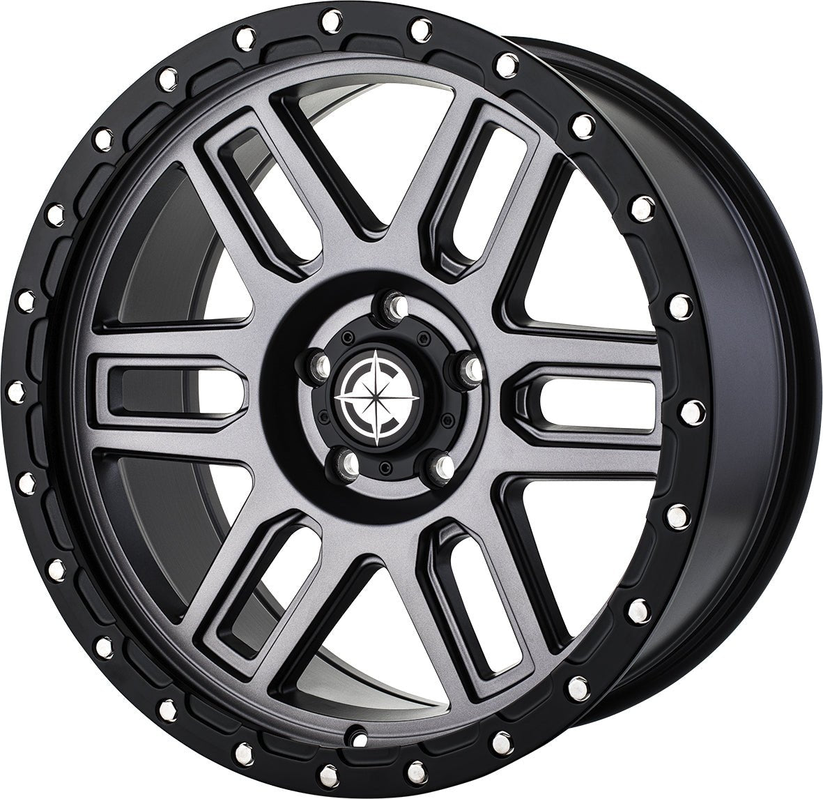 Jante OC WHEELS 8304 DELTA GUNMETAL MAT 9x20 5x127 ET10 CB71.6 - Dacia Duster 2010-2023