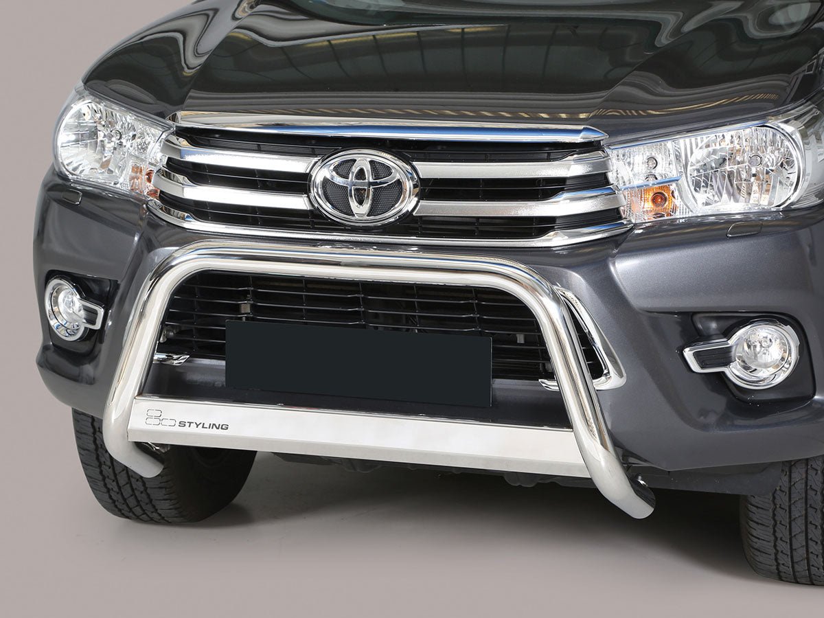 Pare-buffle Toyota Hilux 2016-2020 - Ø63 mm inox poli Xperts 4x4