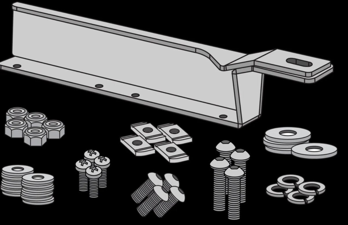 Support Panneau Solaire REDARC pour Barres Rhino-Rack Vortex et Heavy Duty - BYD Shark 2024+