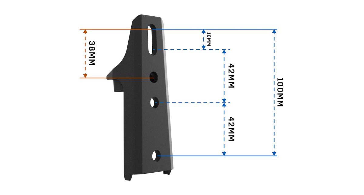 Adaptateur STOW iT pour Auvent Batwing – 4x4 Offroad - RHINO-RACK - BYD Shark 2024+